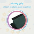 thumbnail image 3 of Gymnastics Mat 10'x4'x2" Foldable Tumbling Mats with Carrying Handles Four Fold Thick Exercise Mat for Home Aerobics Stretching Yoga, Purple & Pink & Blue & Green, 3 of 8