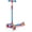 Blue Red, variant on Lifemaster 3-Wheel Kids Scooter with Multi-Color Lights on Deck & Wheels – 5-Height Handlebar, Wide Anti-Slip Deck, Child Safety Certified, Boys & Girls Ages 3+ Supports Up to 150 lbs, Aqua Orange
