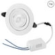 thumbnail image 2 of Lámpara De Techo Downlight Ultrafina Blanca 3W/5W/7W 85-265V Cálido/Frío Minnieouse HA024426-15, 2 of 7