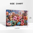 thumbnail image 4 of 8x12 inch Decorative Paintings For Wall Doughnut Poster,Home Decor Children'S Room Accessories,Funny Doughnut Modern Style Canvas Paintings,Charm Gifts For Children,For Cafes,Bakery,Bedroom, 4 of 6