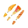 thumbnail image 1 of Food bread Pizza Shaped Ballpiont Pens Gel Pen Kids Student Wrinting Supplies Nice Pens for Men Ink Pens with Lighted Tips Color Highlighters Set Cheat Pens Pens Colorful Fancy Pen Light up Pen Cool, 1 of 4