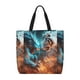 thumbnail image 1 of Fotbe Blue Dragon And White Tiger Bolsa Tote con Estampado para Mujer, Bolsos con Cremallera, Bolsa de Hombro Casual de Gran Capacidad con Bolsillos Internos, 1 of 7
