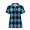 Argyle Plaid Pattern, variant on FUIALDOLG Breathable Polo Shirts for Tennis Golf Outdoor, Polyester Soft Collared Tennis Shirts, Pink Bow Polka Dot