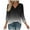 Blue, variant on WCMZJ 3/4 Length Sleeve Womens Tops V Neck Casual Tunic Tops Basic Shirts Loose Fit Blouse Blue S