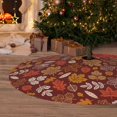 thumbnail image 6 of Yiaed Autumn Forest3 Print Christmas Tree Skirt , Tree SkirtsTree Mat for Christmas Winter Holiday Indoor Decorations-36", 6 of 7