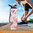 thumbnail image 6 of Valentine's Day Heart Diamond Sports Water Bottle Portable Travel Mug 32oz BPA Free Leak Proof Straw Transparent Tritan for Gym Yoga Cycling Camping, 6 of 7