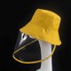 thumbnail image 5 of Sombrero , sombrero de protección anti-escupitajo Sombrero de protección facial de seguridad Sombrero prueba de polvo Amarillo Salvador Sombrero reversible, 5 of 5