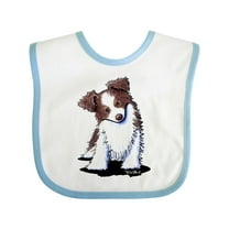 Inktastic Australian Shepherd Boys or Girls Baby Bib