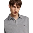 thumbnail image 2 of Polo Tommy Hilfiger de manga larga para hombre, corte regular, gris, 2 of 5