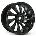 thumbnail image 2 of For 2020-2024 Tesla Model Y Front 21 Inch Powder-Coated Black Alloy - OE Direct Replacement - Road Ready Car Wheel, 2 of 9