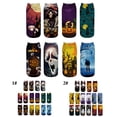 thumbnail image 3 of 8 Pairs Halloween Socks Unisex Assorted Low Cut Scoks Novelty Socks Funny Socks, 3 of 10