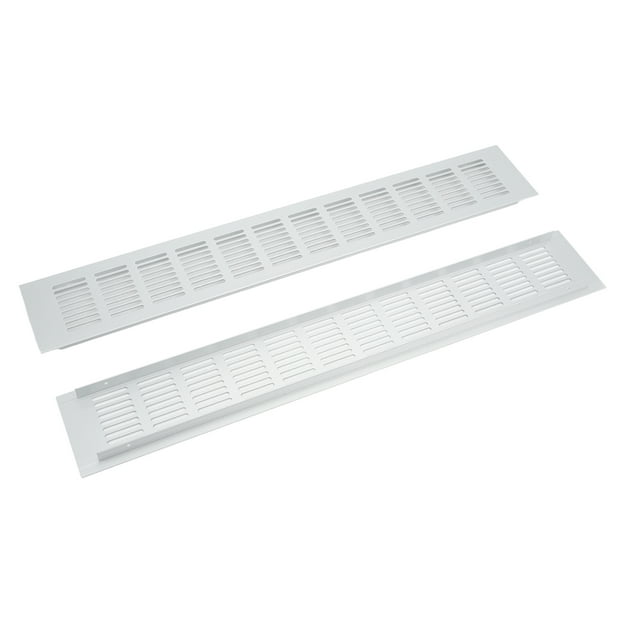 Aluminium Alloy Rectangular Ventilation Grille Plate for Cabinet Shoe Closet Vent, Ventilation Cover for RVs Campervans
