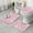 Pioneer Flower Floral-3, variant on Pioneer Flower Floral Print Pattern Bathroom Rugs Sets 3 Piece,Toilet Cover Set,Absorbent Non Slip Bathroom Mats Sets with U-Shaped Contour Rug Toilet Rug Set
