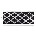 thumbnail image 6 of Lavish Home 24 x 60 Inch Bathroom Rug - Non Slip Cotton Bath Mat (Black), 6 of 7