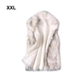 thumbnail image 3 of Qarigey Chaleco de lana de piel sintética elegante y cálido de tela para mujer, chaqueta de lana sin mangas, chaleco de mujer Camisetas sin mangas Como se muestra XL, 3 of 6