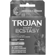الواقي الذكري المزدوج النشوة TROJAN 3 ea (1pack)
