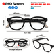 thumbnail image 4 of Lentes para computadora dioptria +1.00 B+D  Blue Ban Readers, 4 of 8