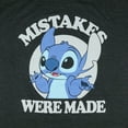thumbnail image 2 of Disney Lilo and Stitch T-Shirt Men's Mistakes Were Made Stitch Attitude Adult Tee, 2 of 3