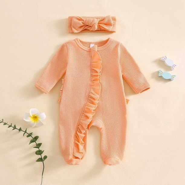 Monos de otoño e invierno para niños y niñas, monos de manga larga con botones y cuello redondo, monos cortos lisos, monos de poliéster para niños.