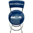 thumbnail image 2 of Seattle Seahawks NFL Blitz High Back Adjustable Swivel Stool, Arcade1Up, 2 of 2