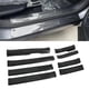 thumbnail image 4 of 8 protectores de placa de umbral de puerta, cubierta antigolpes, accesorios, fibra de carbono, placa protectora de maletero trasero de coche, Zulema Protector de placa de umbral de puerta, 4 of 7