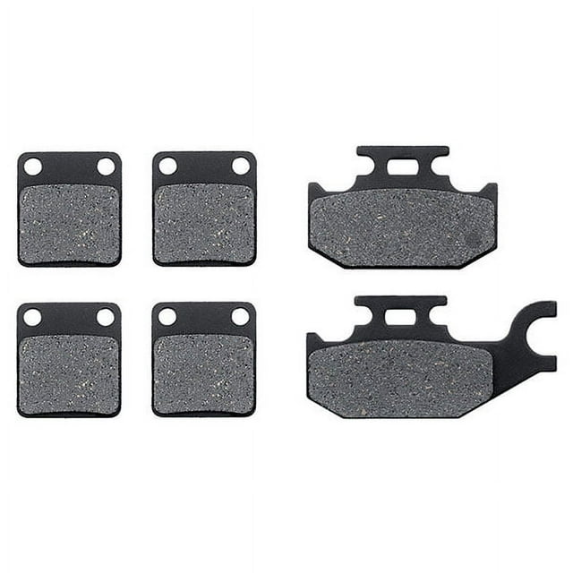 KMG Front + Rear Brake Pads Compatible with 2000-2002 Yamaha YFM 400 Kodiak - Non-Metallic Organic NAO Brake Pads Set