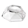 thumbnail image 1 of TISHITA 2x 1pc Crystal Ball Stand Clear Trapezoid Crystal Ball Base Display Marbles Balls, 1 of 8