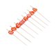 thumbnail image 5 of Cóctel de Año Nuevo chino Palillos 100 unidades Palillos de frutas del año Palillos para postres de frutas Comida Sándwiches Bebidas Brochetas de carne Frutas Artículos para fiestas, 5 of 8