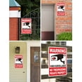 thumbnail image 4 of Private Property No Trespassing Sign - 10x14 Reflective Aluminum Property Under Surveillance Sign - Video Surveillance Sign - No Trespassing Signs, 4 of 5
