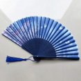 thumbnail image 4 of Toyvian Woman Foldable Fan Bamboo Bone Handheld Fan Chinese Hand Folding Dance Fan Accessory 6 Inch, 4 of 4