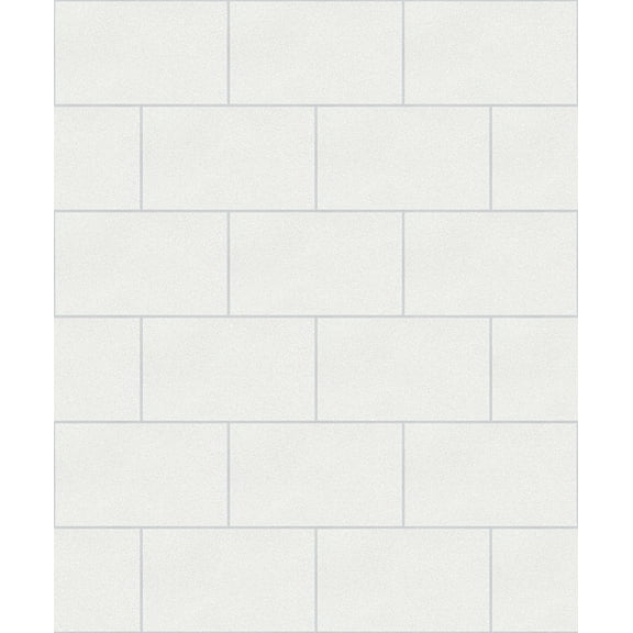 Crown Joan White Tile Wallpaper