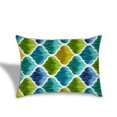 thumbnail image 4 of Joita Tropical Sunlight Oreiller Intérieur / Extérieur - Tissu Vert (Lot de 3), 4 of 5