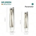 thumbnail image 3 of MR.Green Nail Clippers Anti Splash Stainless Steel  Detachable Design, 3 of 8