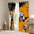 thumbnail image 3 of Feelyou 3D Gamepad Lover Black Out Curtains for Teens, Video Gaming Gamer Curtains Pack of 2 (42x63 Each), Orange Cartoon Game Theme Bedroom Curtains, Window Curtains Home Decor, 3 of 6