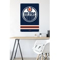 thumbnail image 6 of NHL Edmonton Oilers - Logo 21 Wall Poster with Pushpins, 22.375" x 34", 6 of 6