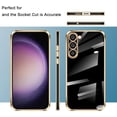 thumbnail image 4 of Compatible with Samsung Galaxy S23 Plus 5G Case Flexible Soft TPU Silicone Shockproof Protective Waterproof Phone Cases Black, 4 of 14
