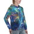 thumbnail image 6 of Kdxio Colorful Winged Dolphin Print Womens Oversized Hoodies Sweatshirts Hooded Pullover Tops Sweaters Casual-X-Large, 6 of 7