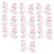 thumbnail image 1 of 20 Unids Estatuas de Juguetes s Ayudas de Enseñanza Modelo de Juguete de Apoyo de Educación para Niño -Rosa, 1 of 5