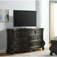 thumbnail image 6 of Steve Silver Rhapsody Multi-step Molasses Wood 7-drawer Dresser and Mirror, 6 of 10