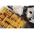 thumbnail image 2 of Authentic Hand-Woven Indian Cotton Rug 24''x36'' - Washable, Reversible, and Timelessly Stylish - 2'x3' Brush Mustard, 2 of 4