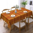 thumbnail image 2 of Rectangle Table Cloth, Autumn Plaid Series Design Resistant Washable Tablecloth Decorative Table Cover for Dining, Indoor and Outdoor, 2 of 6