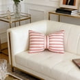 thumbnail image 6 of Striped Bow Lumbar Throw Pillow 20x13 Soft Velvet Decorative Cushion for Couch Bed Sofa, Water Resistant, Gray Yellow White, 6 of 7