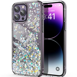 Clear Glitter Phone Case For iPhone 13 12 Pro 11 14 Pro Max XS Max XR X 7 8  Plus SE 2020 Cute Gradient Rainbow Sequins Coque