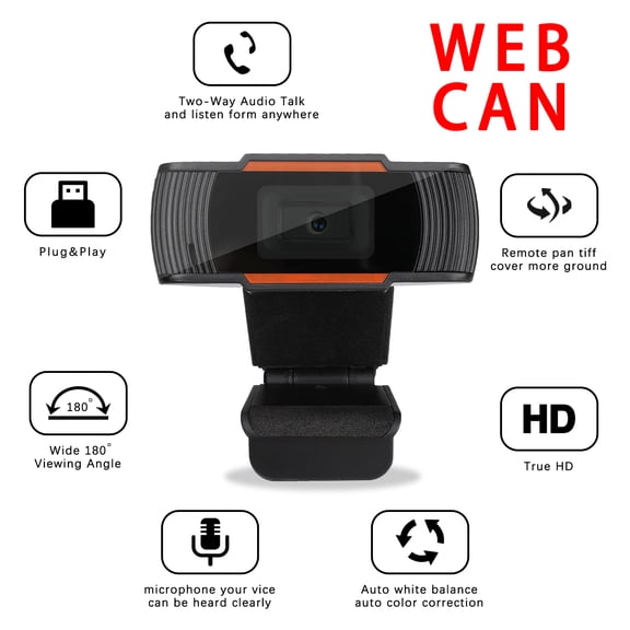 HD Auto Focus Webcam,1080P Video Call Available Streaming Web Camera PC USB Camera with Microphone for PC Mac Laptop Desktop