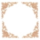 thumbnail image 1 of 4 Pcs Wood Decor Onlays Appliques Wood Onlay Furniture Corner Applique Decorative Wood Trim Unpainted Furniture Applique, 1 of 4