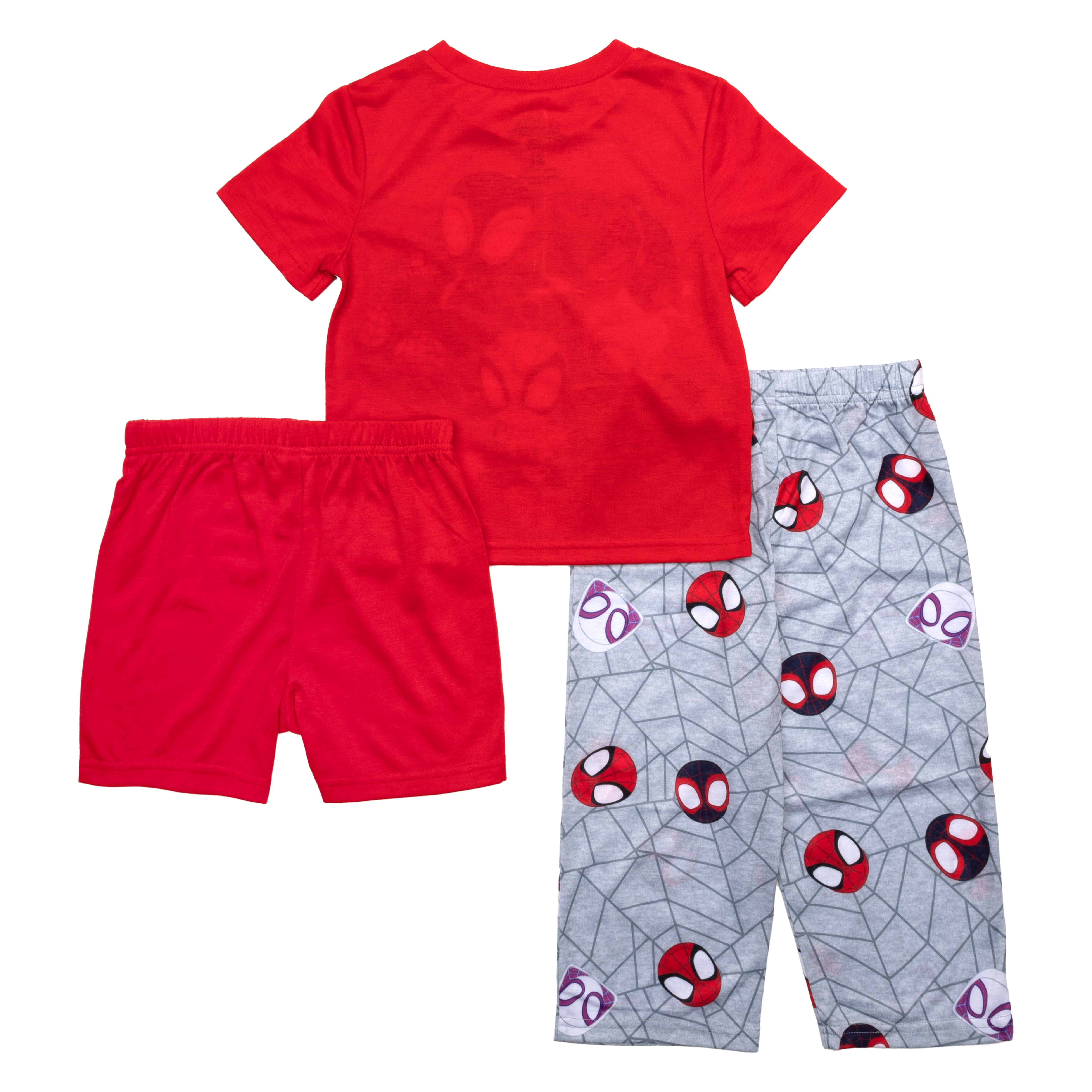 Character Toddler Top, Pants and Shorts Pajama Set, 3-Piece, Sizes 12M-5T