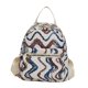 thumbnail image 2 of Mini mochila para mujer Strade Fareast Limited Bolso de viaje Raya colorida, 2 of 5