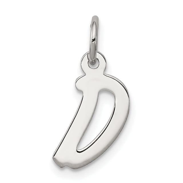 Collier Monogramme Initiale Lettre D en Argent Sterling 925 Pendentif Charme