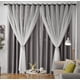 thumbnail image 1 of Cortina Blackout De 2 Panel Con Estrellas De 132x213cm Modelo Gris, 1 of 4