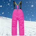 thumbnail image 2 of uvwlwu Boys All Weather Insulated Windproof Thermal Snowsuit Ski Jacket Pants Outdoor Winter Adventure Gear For Kids Youth(Hot Pink,12-13 years), 2 of 5